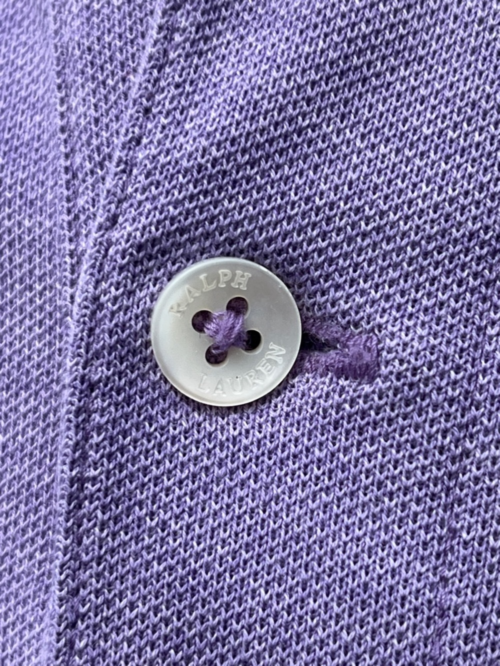 -Polo Ralph Lauren Lavender Polo Shirt Short Sleeve Men's Size Medium - Picture 12 of 14